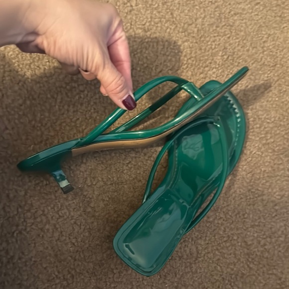 ZARA Green Strappy Sandals - Picture 3 of 4